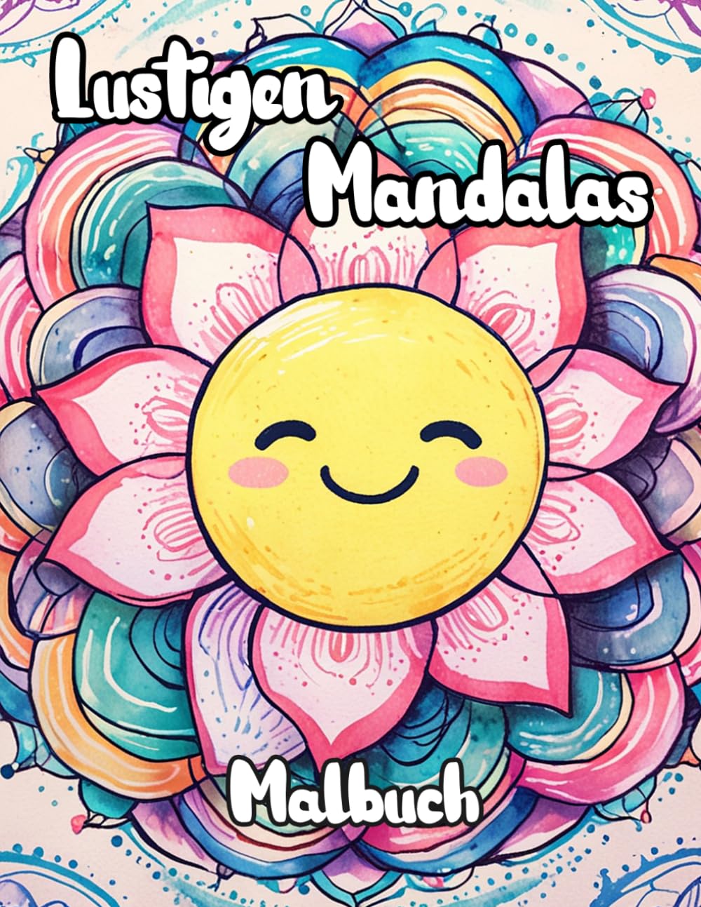 Lustigen Mandalas Malbuch: Färbung Seiten Mit Kawaii Zen-Kunst Niedlichen Dekorativen Mustern Entzückender Geometrischen Motiven Wiederholenden ... Stressabbau | Für Kinder Erwachsene