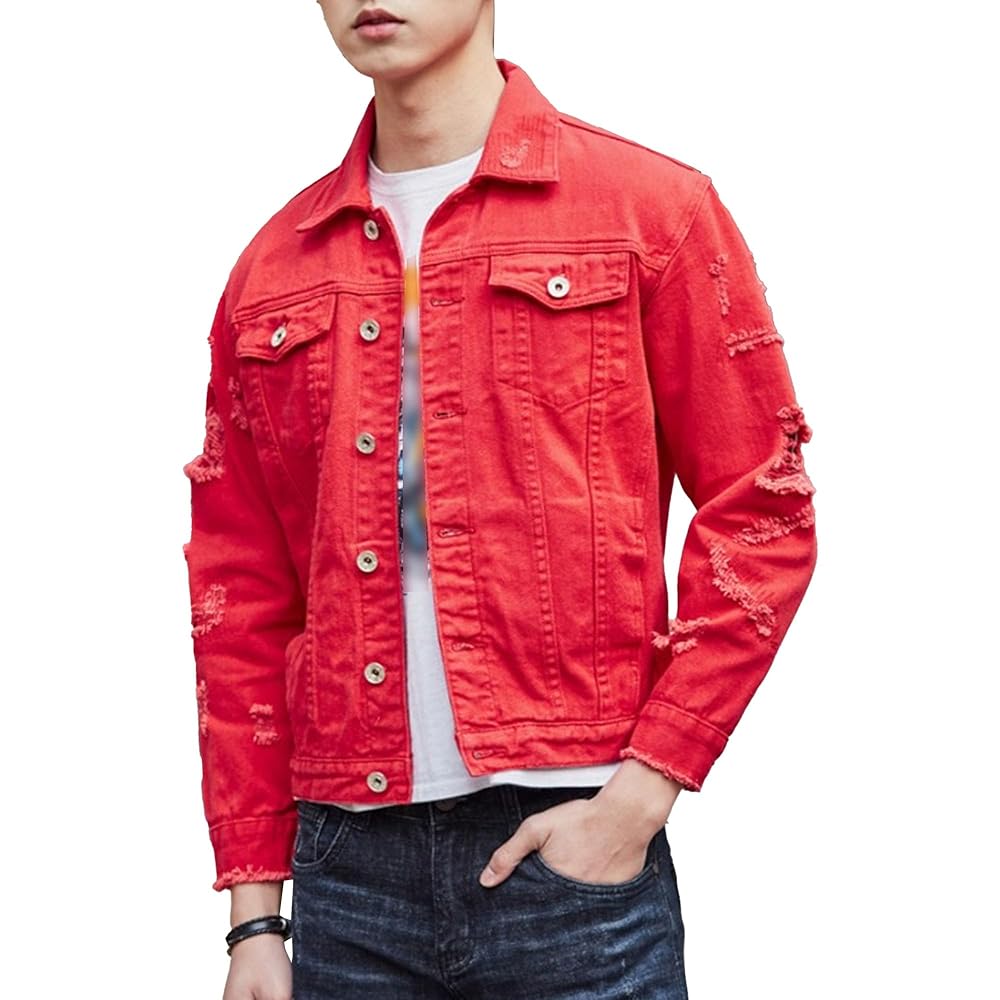 ジャケット・アウター HTH over denimjacket&tuck widedenimpants ジャケット・アウター HTH over denimjacket&tuck