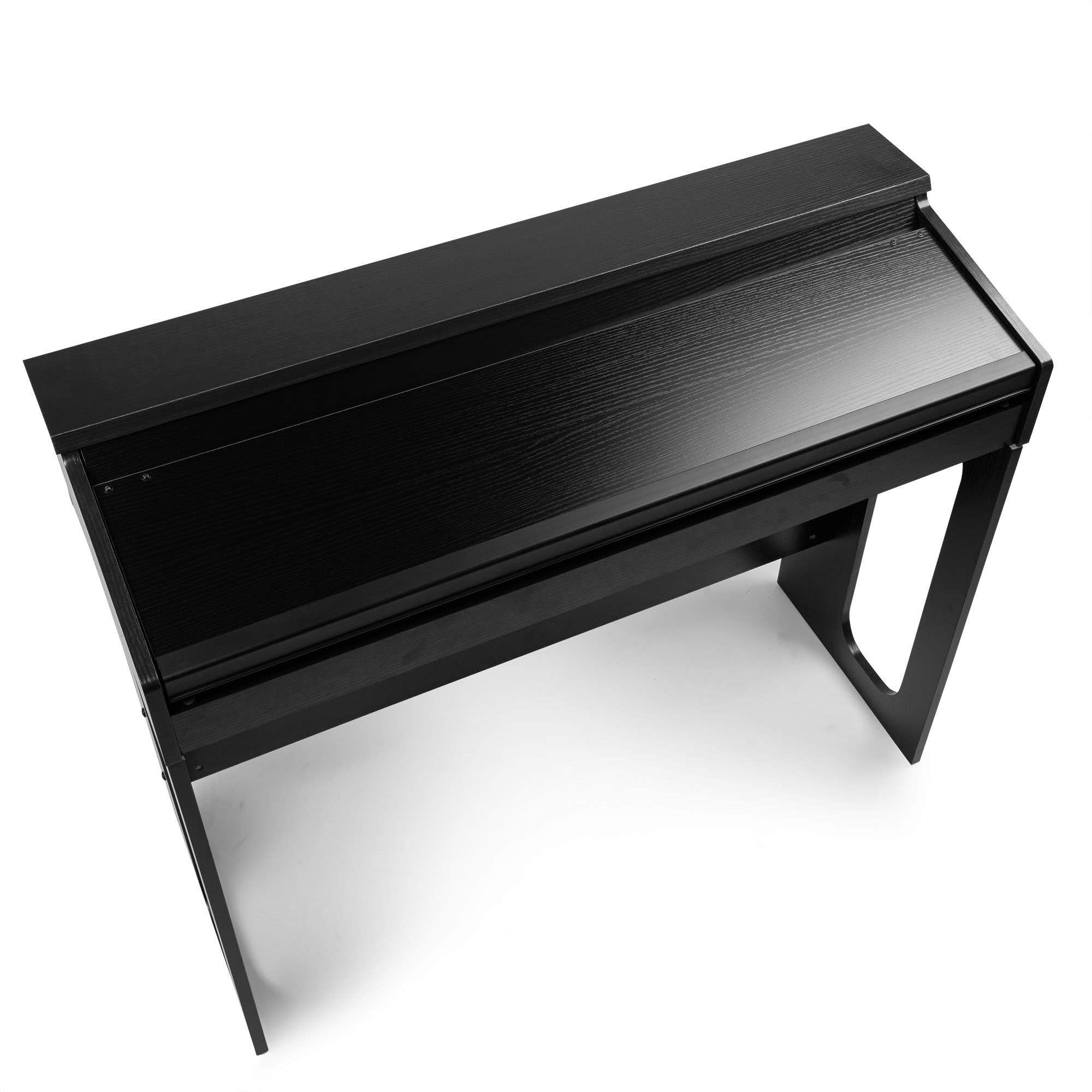 Max RhapsodyDP61 Clavier Électronique, 61 Touches, Sensibles à la Vélocité, Structure en Bois, avec Casque Audio et Pédale de Sustain, 80 musiques démo, Connexion MIDI, Idéal pour Jouer à la Maison