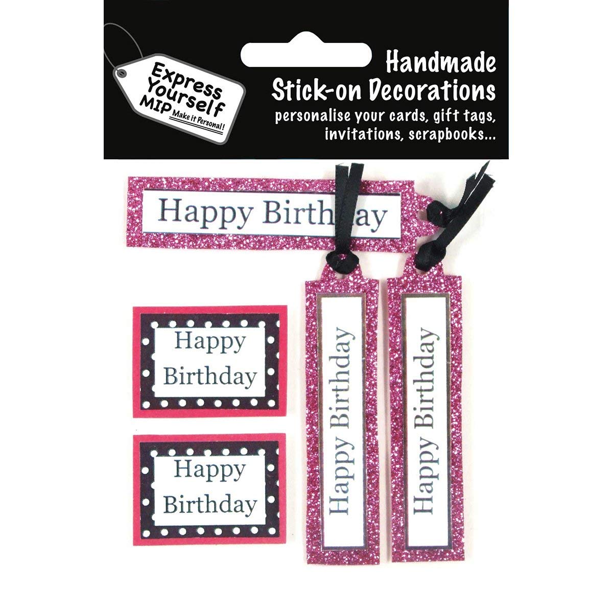 Express Yourself MIP DIYT124 3D Stickers, Multi-Colour