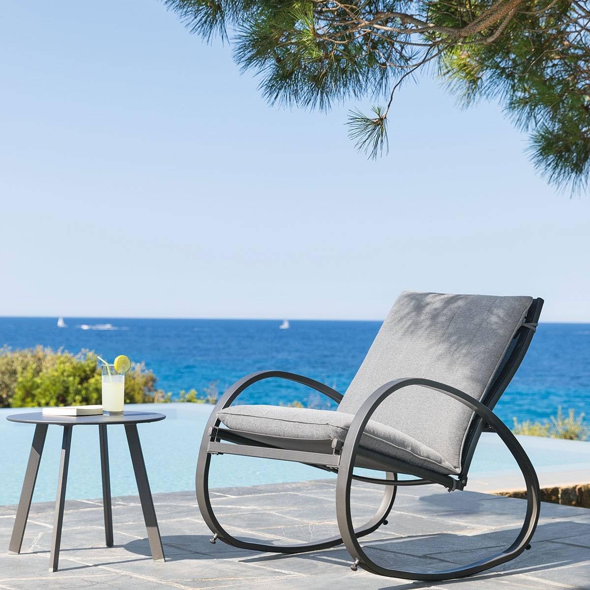 Hespéride - Fauteuil à Bascule Nevada Graphite