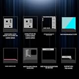 Lian Li VECTOR V100R MINI Micro-ATX Gaming PC Case – Black | Compact Tempered Glass Mini Tower with High Airflow, ATX PSU Support - 2