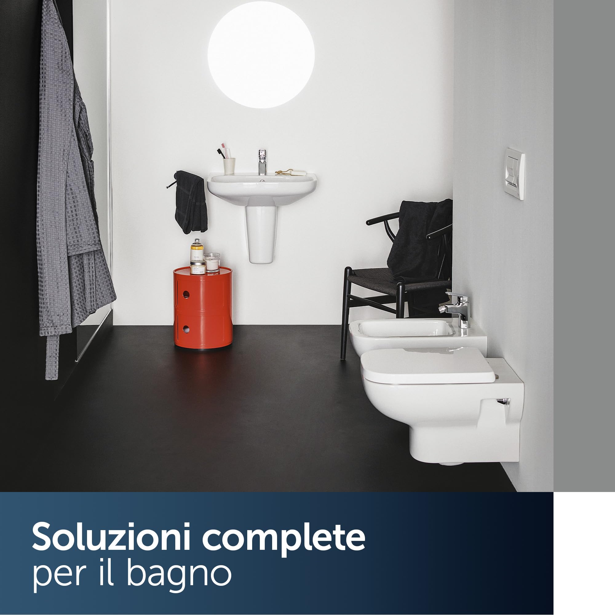 Ideal Standard - I.Life A sedile con cerniere in metallo e chiusura ammortizzata - Bianco