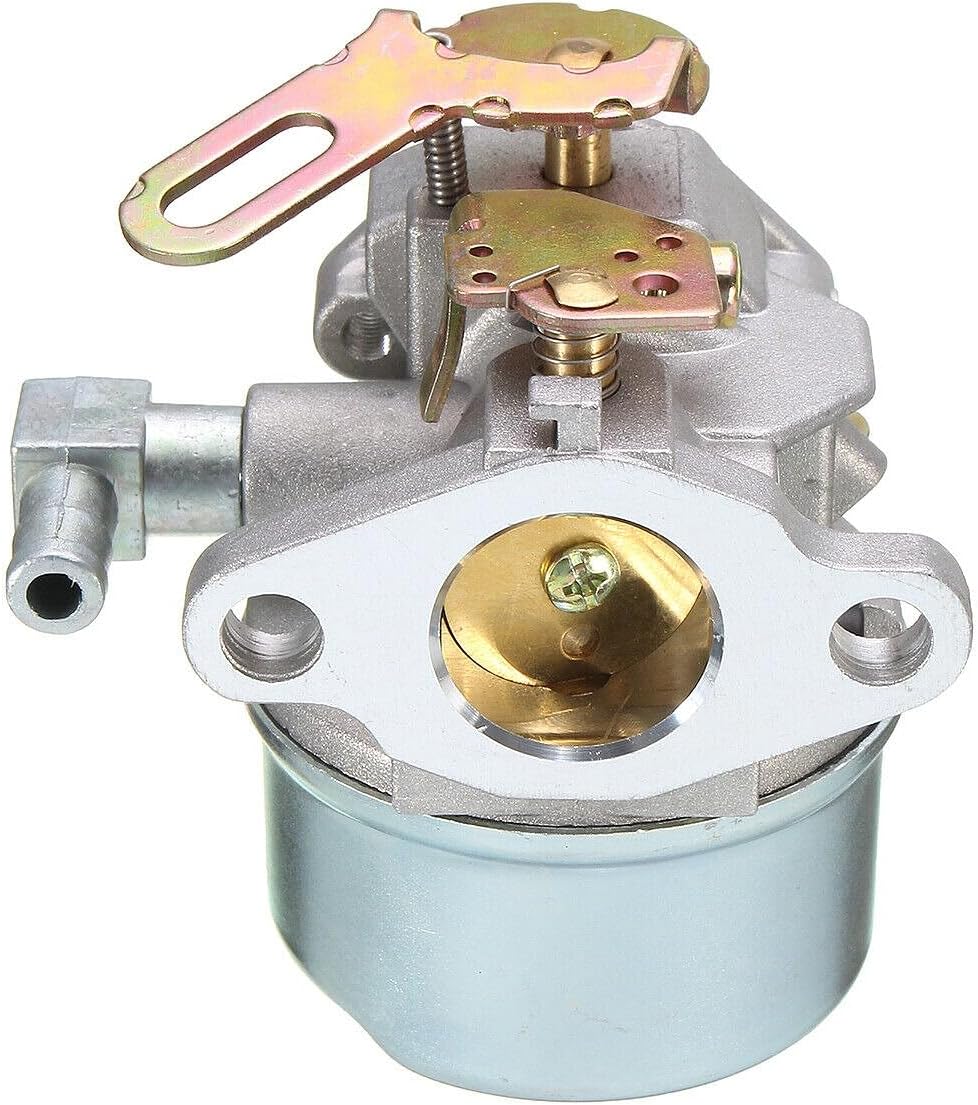 ഫ്രണ്ട് view കാർബ്യൂറേറ്ററിന്റെ, എയർ ഇൻടേക്കും മൗണ്ടിംഗ് പോയിന്റുകളും കാണിക്കുന്നു.