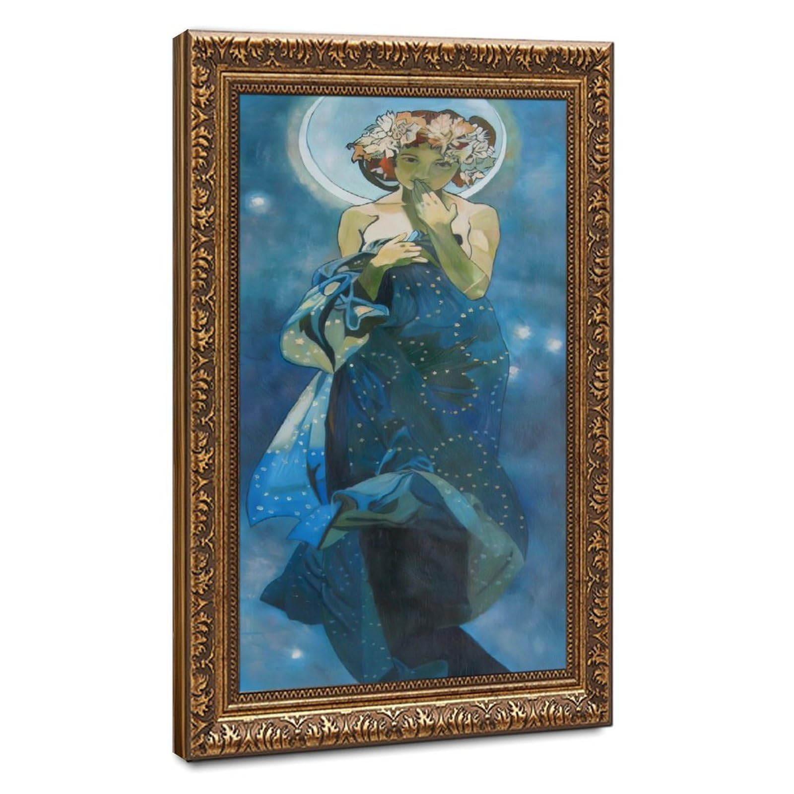 Impression sur toile Mucha haute définition | Cadre suspendu - 8