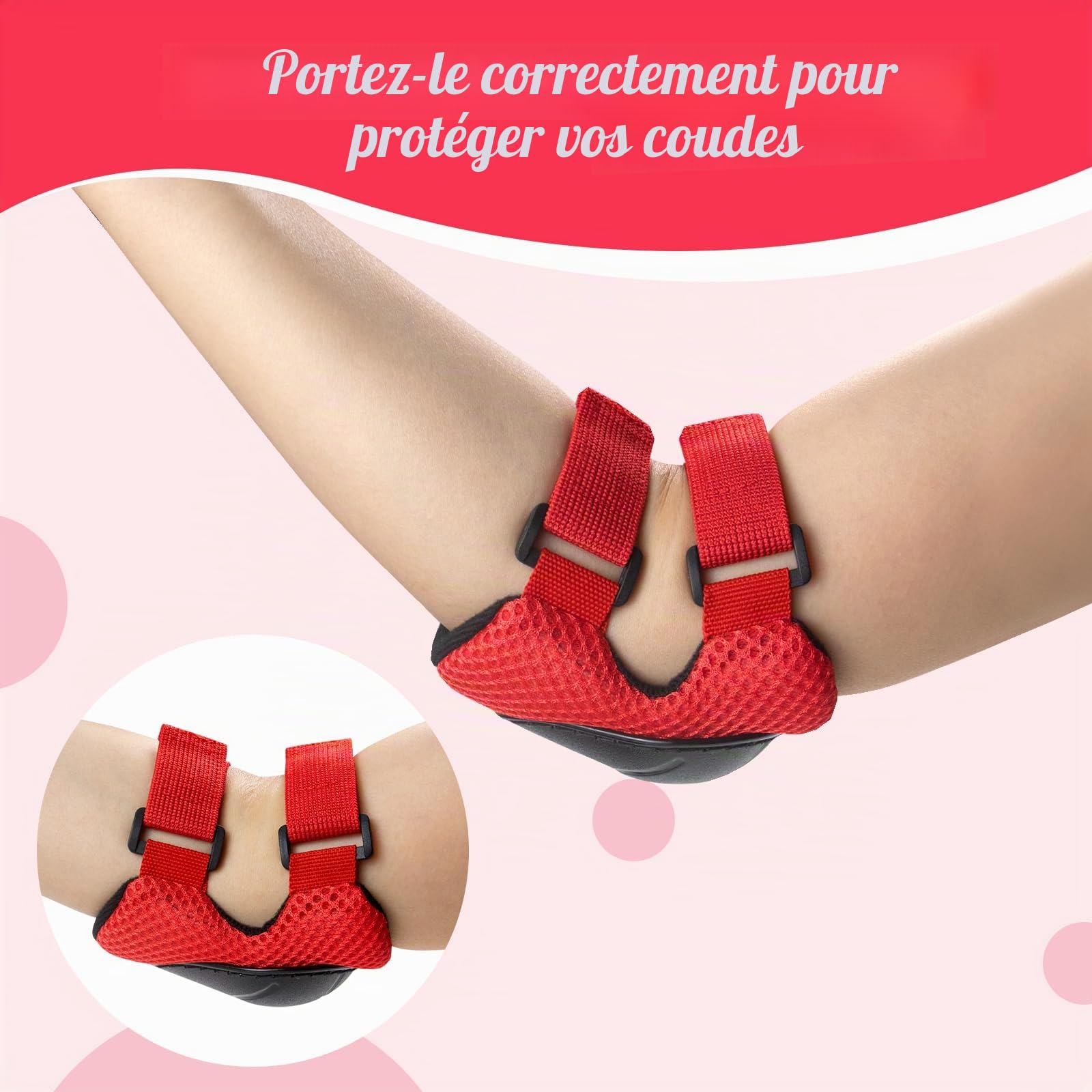 CKE Genouillères enfants de 3 à 8 ans protection roller enfant protection velo genouillères et coudières ensemble d'équipements de protection pour le skateboard, le cyclisme