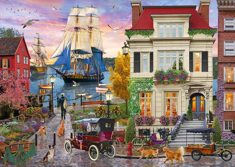 Schmidt | Ship in the Harbor (1,000 Pieces) | Jigsaw Puzzle | Ages 14+ | 1+ Players