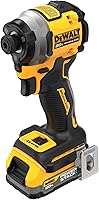 Vista 6 de DEWALT Kit de taladro de impacto inalámbrico ATOMIC de 20 V, 1/4 de pulgada, batería y cargador incluidos (DCF850E1)
