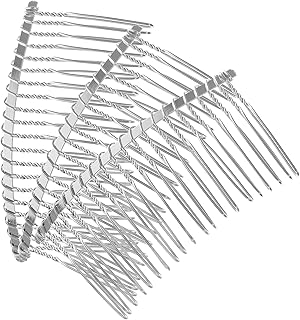 Abaodam 3 Peças 20 Presilhas De Cabelo Para Presilhas De Cabelo Grossas Para Meninas Acessórios De Vestido De Casamento Pentes De Véu De Casamento Acessórios Para Mulheres Pente De Cabelo