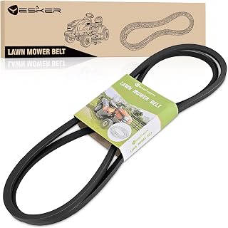 Yesker 592855201 532130969 130969 Deck Drive Belt for Craftsman Husqvarna YTH22V46 YTH24K48 YTH18542 Poulan Jonsered AYP Tractor Durable Aramid Cord 92.45" Lawn Mower Belts Replaces 584444701 21546080