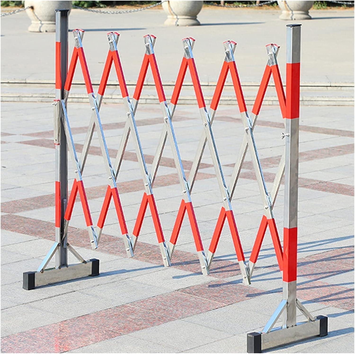 Mobile Concertina Safety Barrier Retractable Traffic