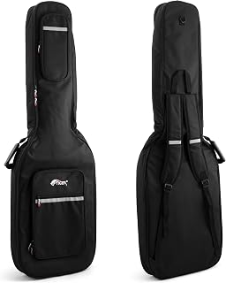 TIGER GGB35-BS Bassgitarren-Gigbag - Gepolsterte Gitarrenhülle