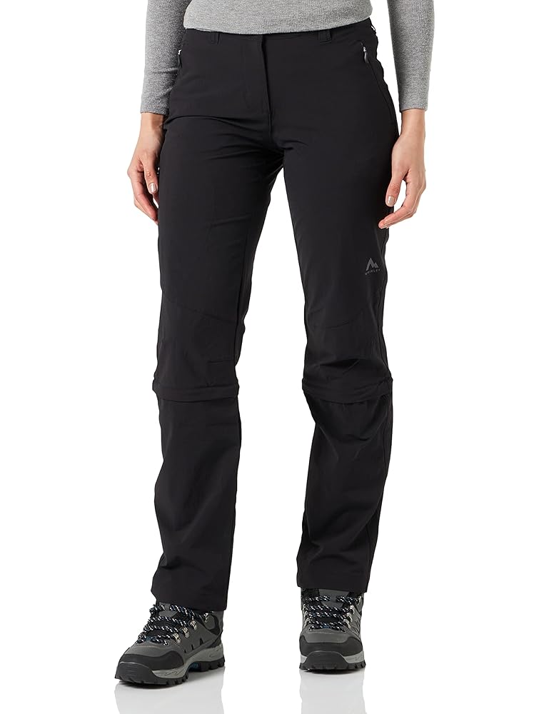 McKINLEY Abzipp - Pantaloni mandorak, da Donna, Taglia 34, Colore: Nero :  Amazon.it: Moda