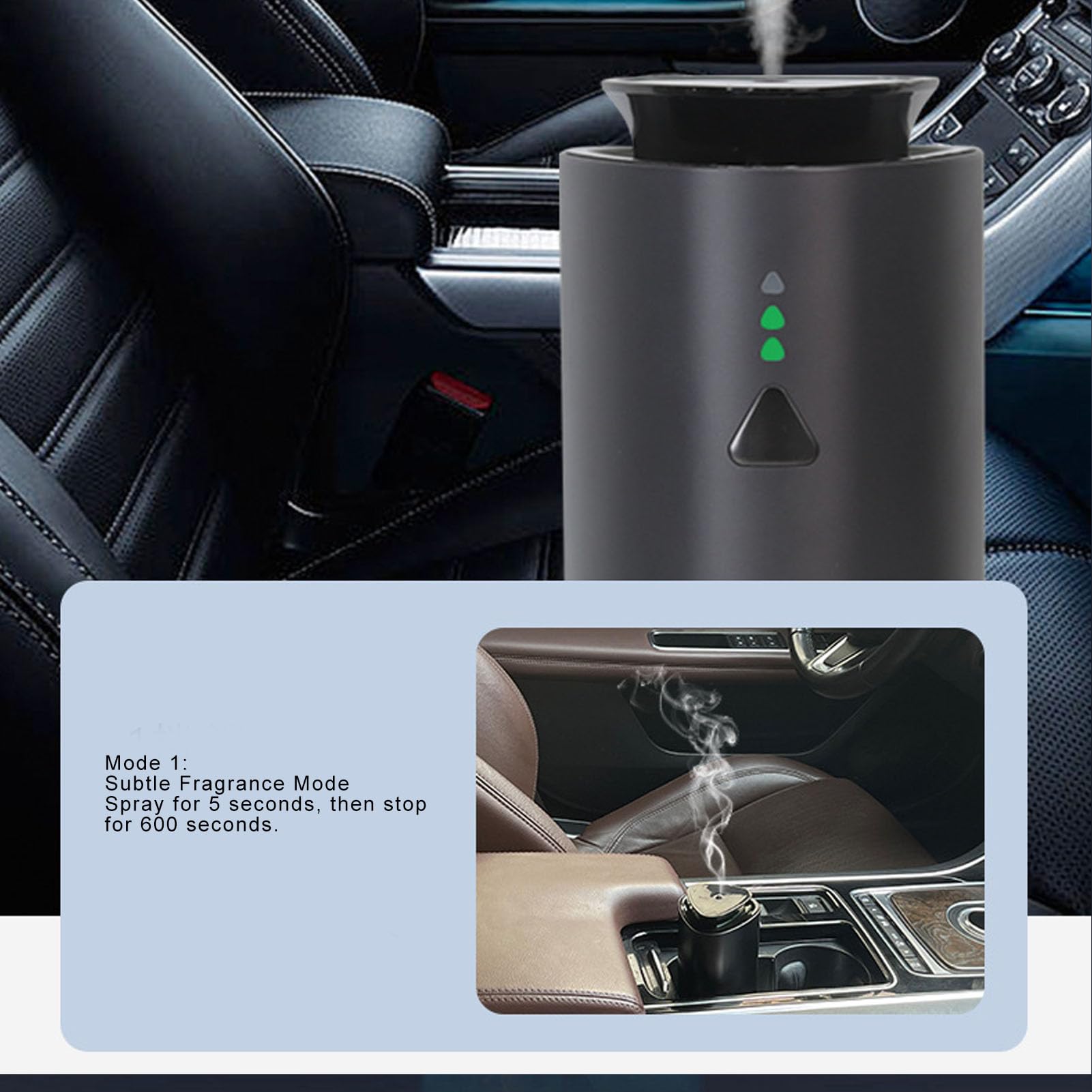 Alomejor Waterless Car Diffuser with Long Battery Life