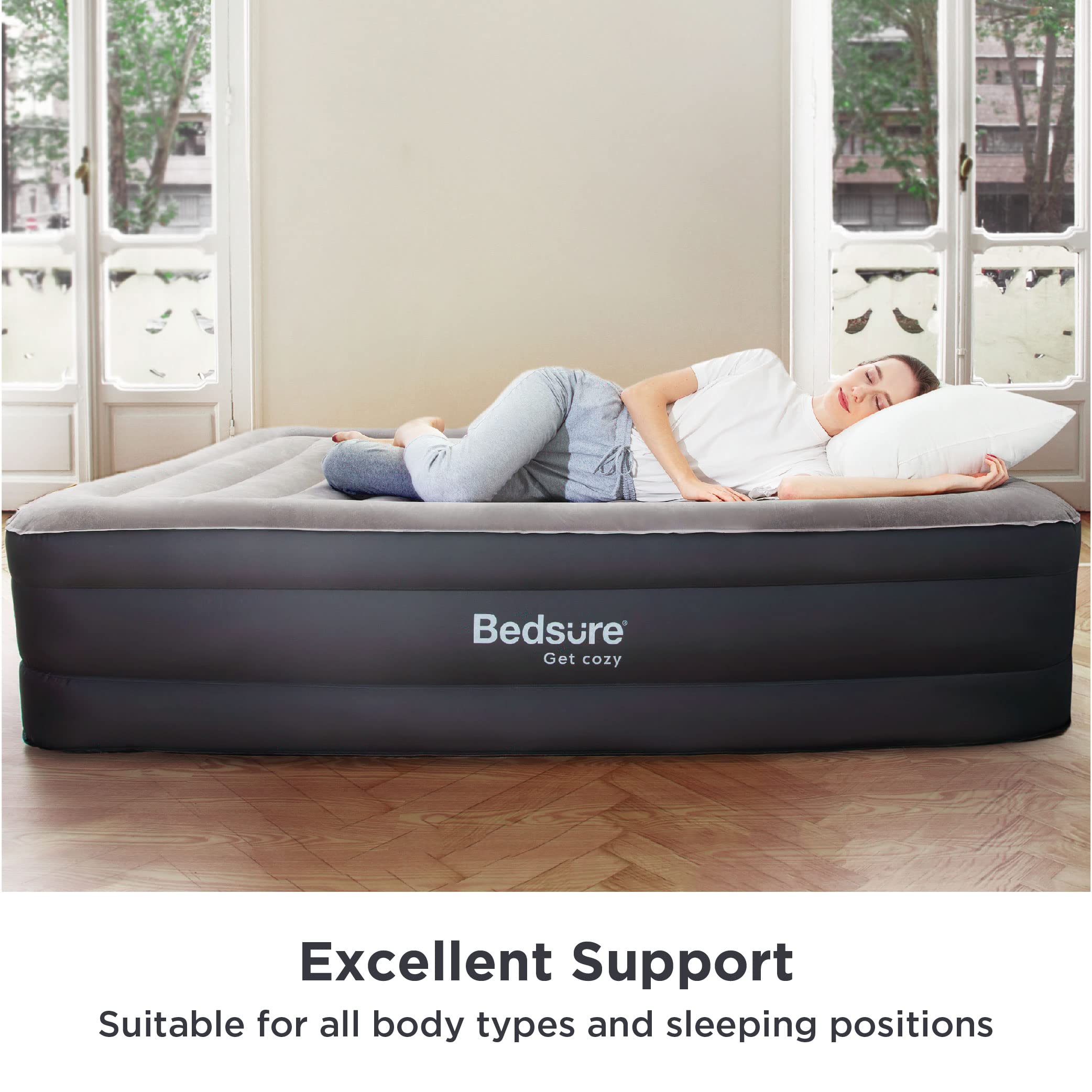 Buy Bedsure Air Mattress with Built in Pump Queen Size Self Inflating