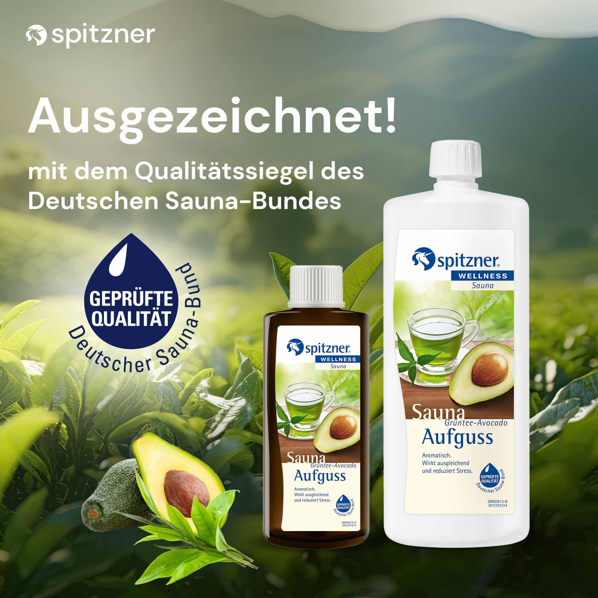 Spitzner Saunaaufguss - Grüntee-Avocado 1L