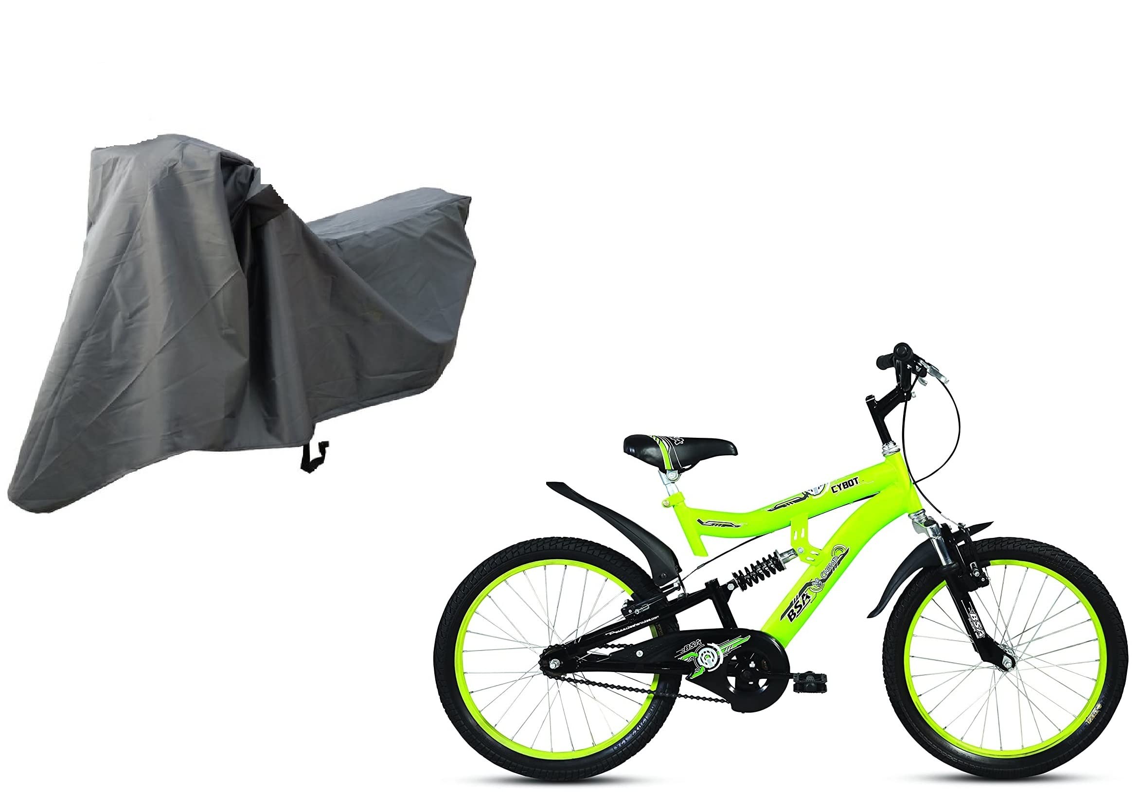 Heat Resistant and Dustproof Heavy Duty Universal Bicycle Cover & Bike Cover Compatible with BSA (Grey Taffeta) (B0C3VDXL22) Amazon Price History, Amazon Price Tracker