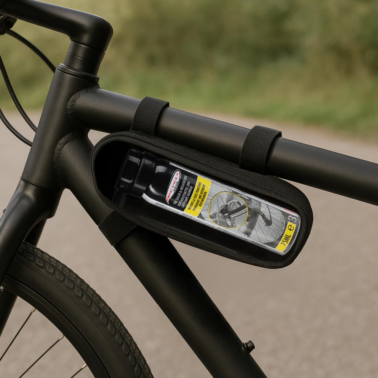 com-four® Spray antipinchazos para Bicicletas - Ayuda inmediata en Caso de pinchazos - Spray sellador para cámaras de Bicicleta