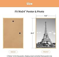 Vista 121 de upsimples - Marco de 12 x 16 pulgadas, color blanco, paquete de 3 marcos de fotos, marco de póster para montaje en pared horizontal o vertical, a