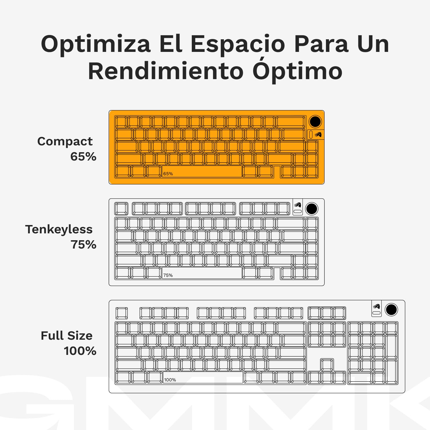 GLORIOUS GMMK 3 HE Teclado Inalámbrico 65% AZERTY FR (Negro) | Tecnología Hall Effect rápida, tasa de sondeo 8000Hz, switches magnéticos Fox, junta modular muy flexible, diseño de calidad