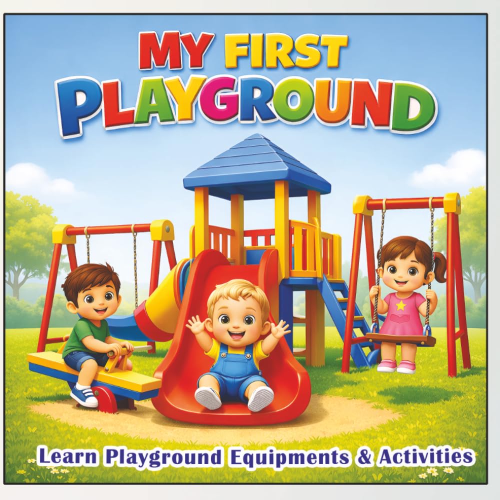 My First Playground: Fun and Colorful Playground Equipment for Kids to Learn and Explore