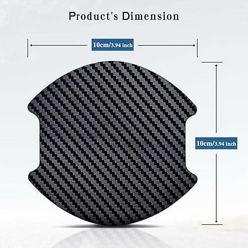 Miniatura 2 de Protector magnético para cuenco de puerta de automóvil, 6 piezas de película protectora de arañazos de pintura para manija de puerta de automóvil,