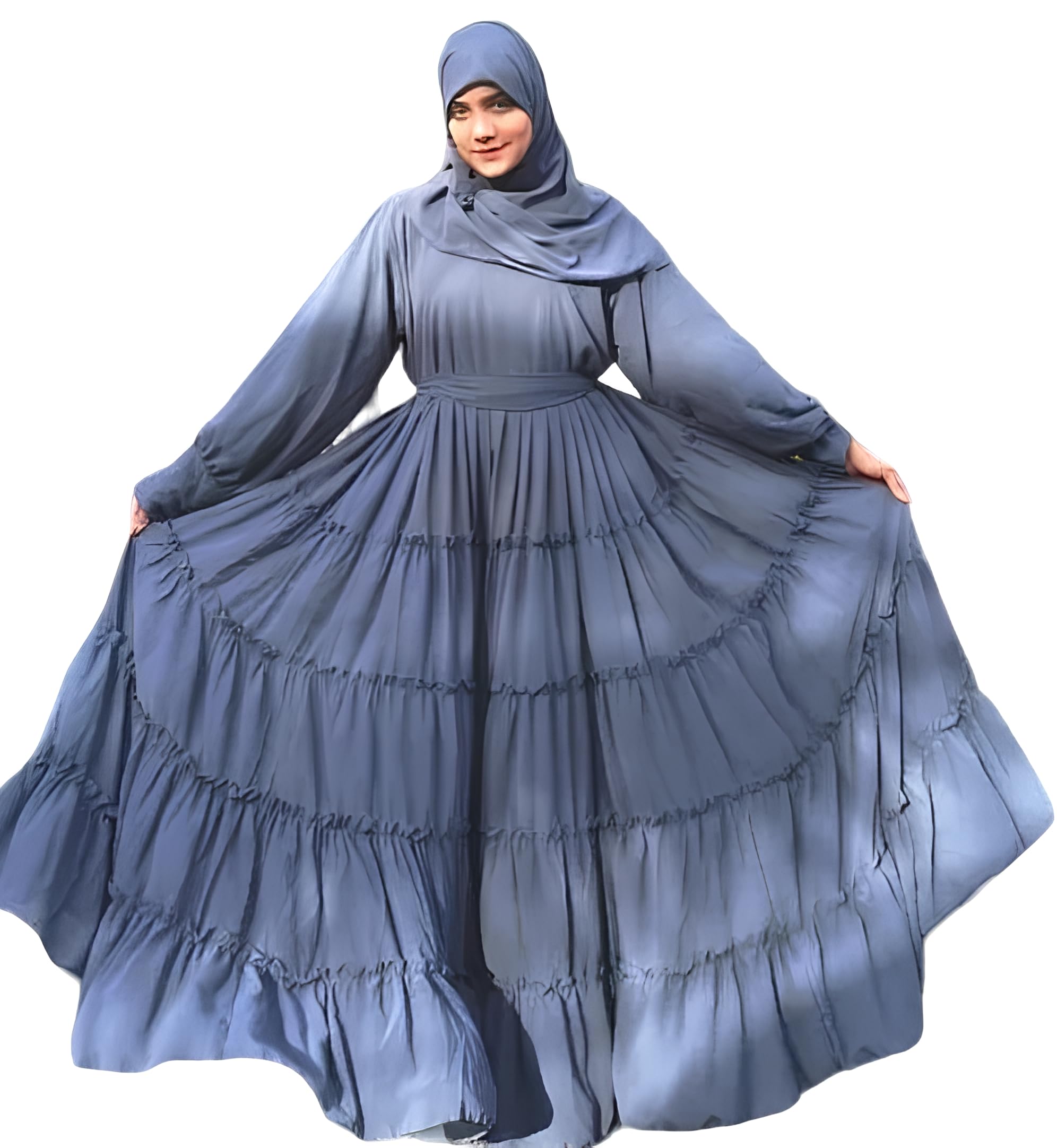 Generic5 Chun Grey Burqa For women & Girls