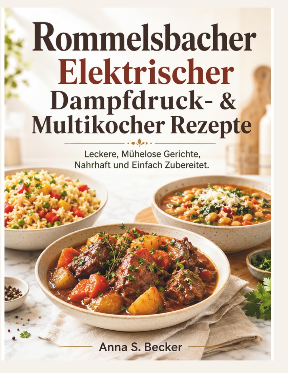 Rommelsbacher Elektrischer Dampfdruck- & Multikocher Rezepte: Leckere, Mühelose Gerichte, Nahrhaft und Einfach Zubereitet.
