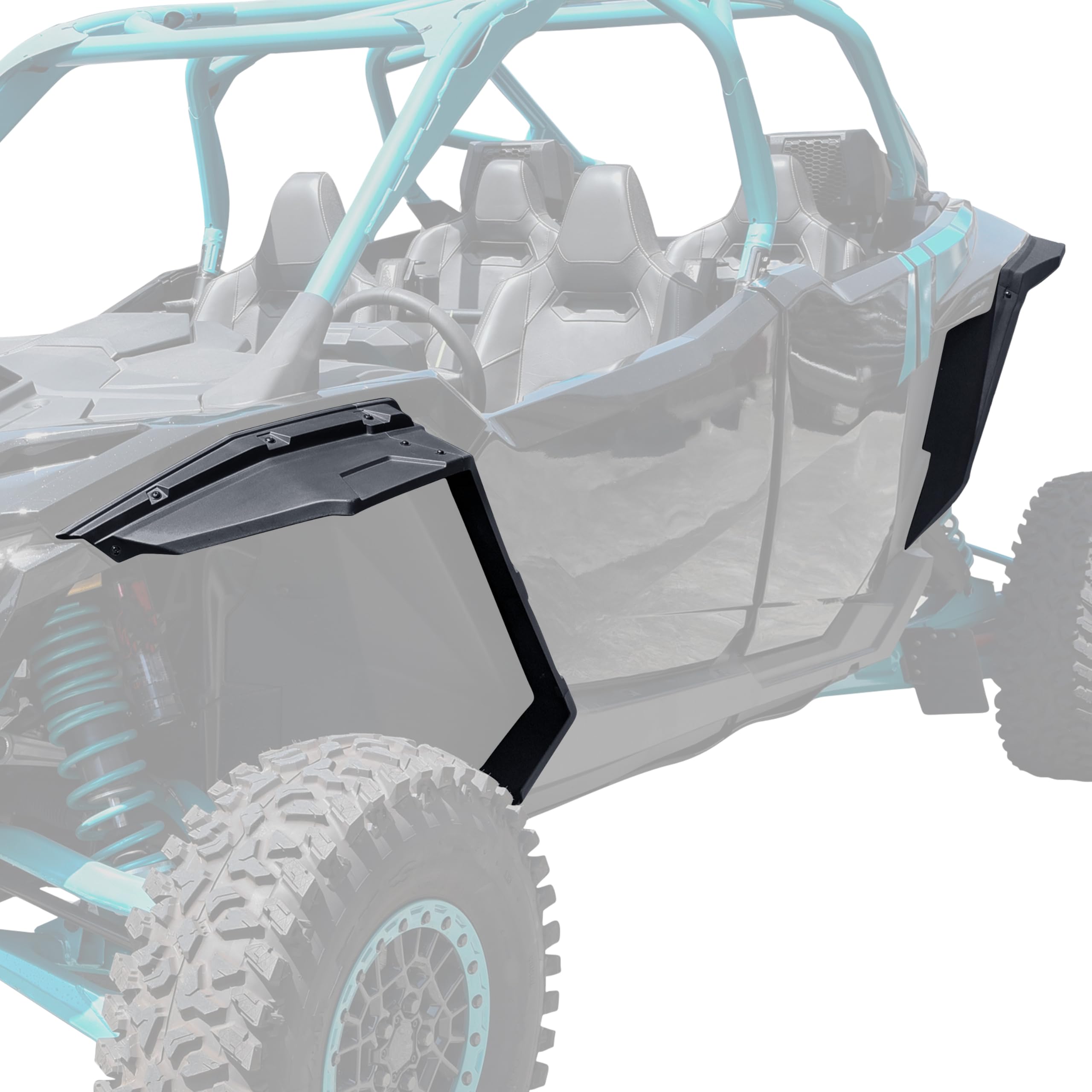 SAUTVS Fender Flares for RZR PRO XP/R/S 2025 2026, Replace #2890407 | Front & Rear Full Coverage Mud Flaps Mud Guards Splash Guards for 2025+Polaris