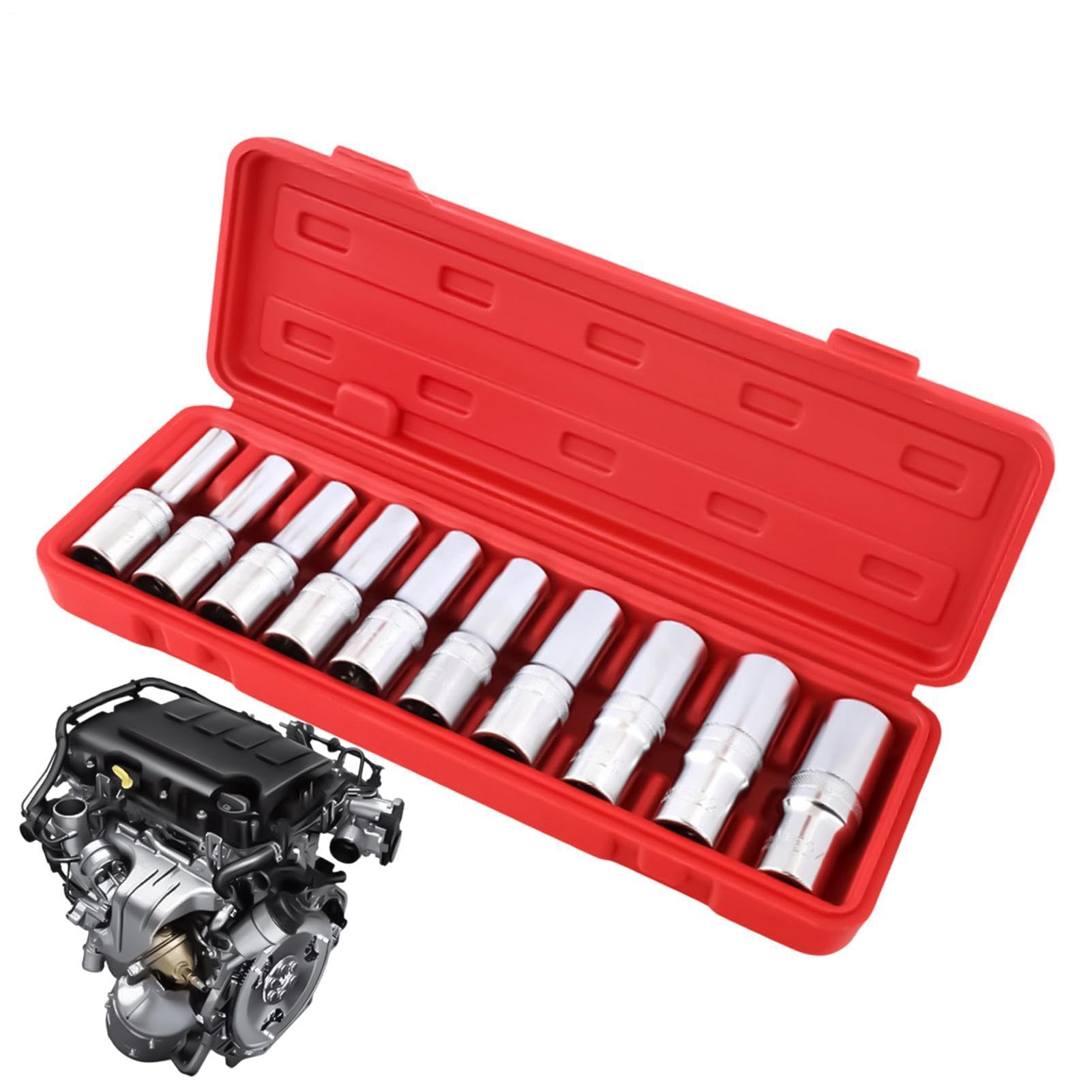 Star Bit Socket Set 10-Piece Star – Shape Alloy Steel External Tools Torque