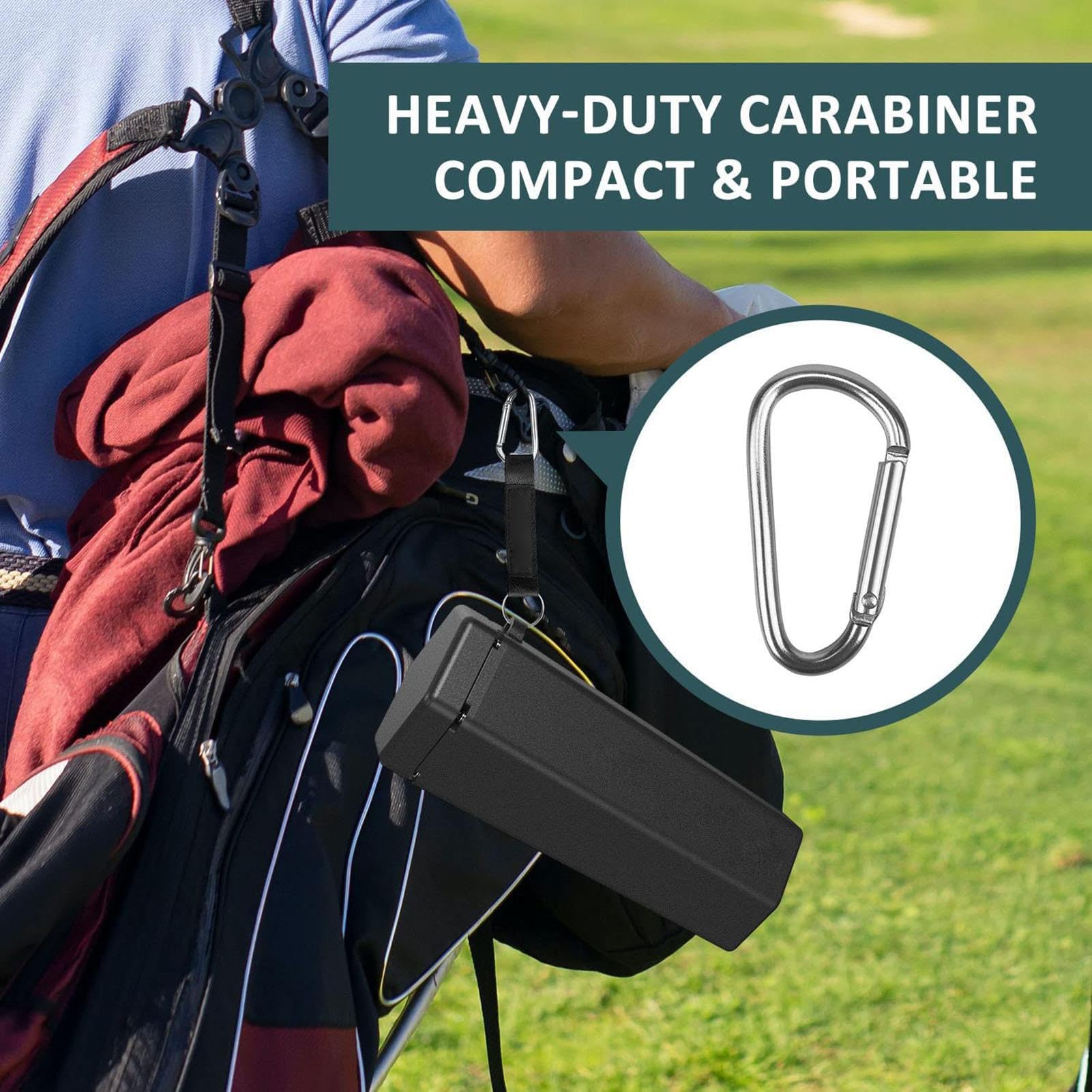Limpiador de Pelota de Golf - Accesorios de Lavado de Golf portátil Kit de