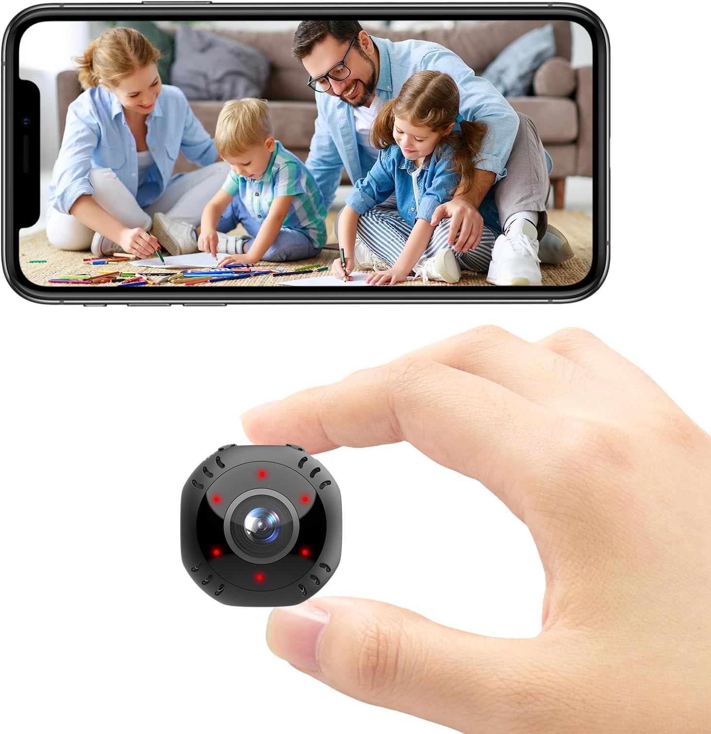Amazon.com : HIWIMVMD Spy Camera Hidden Camera WiFi,HD1080P Wireless ...
