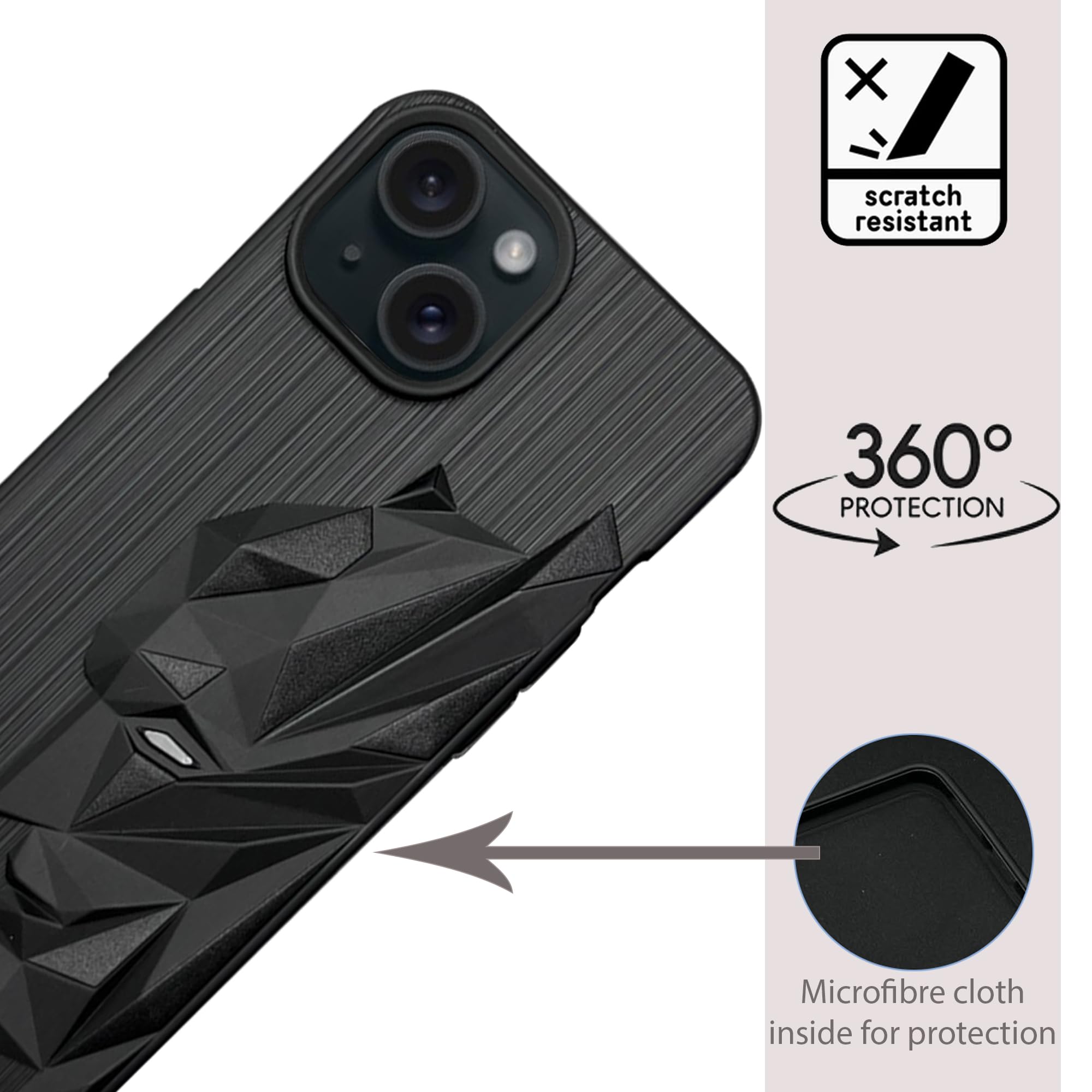 NIUKIN iPhone 15 Case - 360° Protection -2 NIUKIN iPhone 15 Case - 360° Protection -2