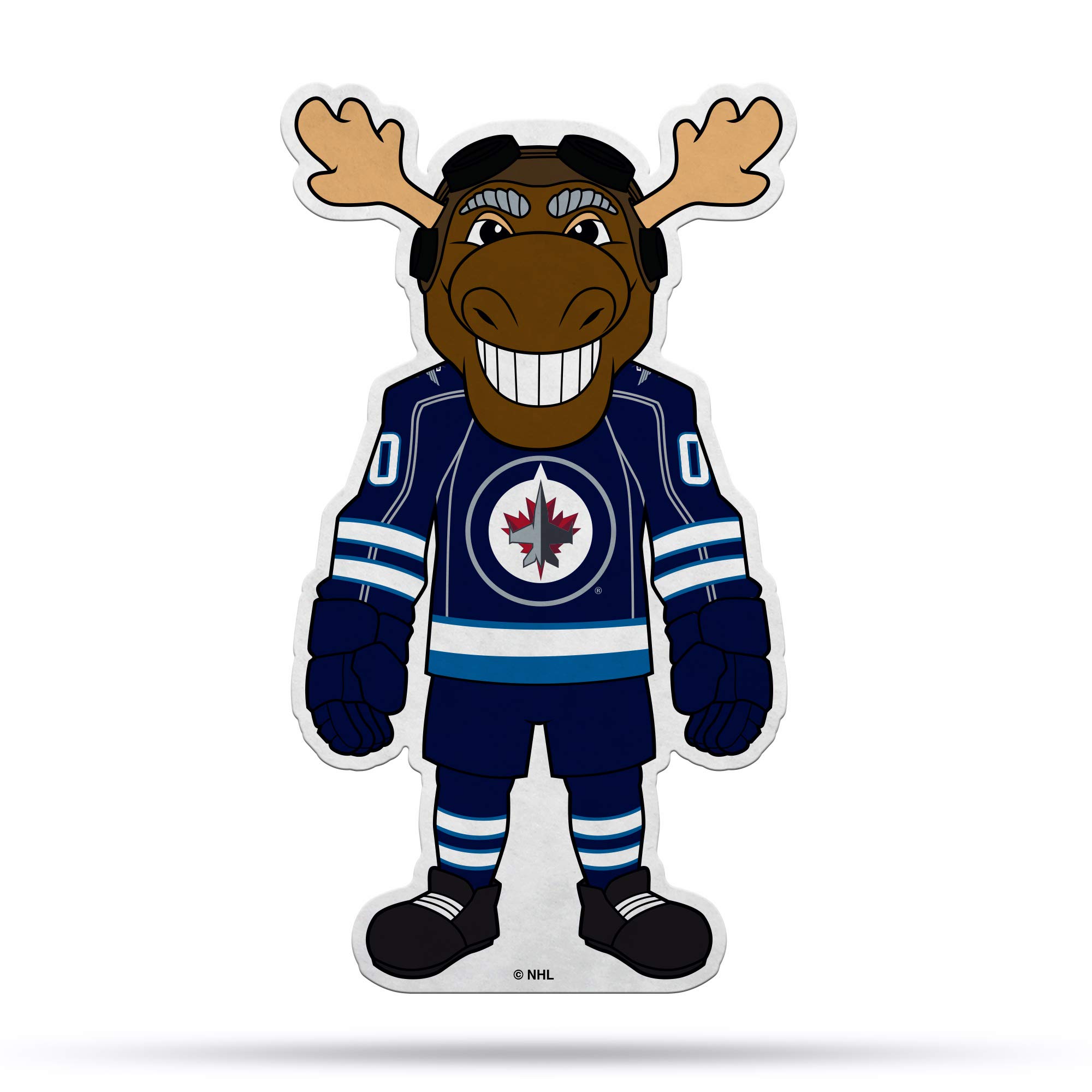 Rico Industries NHL Winnipeg Jets Mascot Shape Cut Pennant