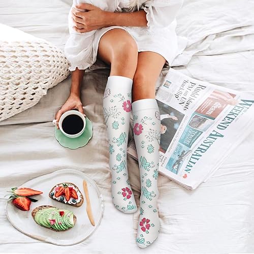 Miniatura 3 de Bluemaple Paquete de 6 calcetines de compresión de cobre para mujeres y hombres, el mejor apoyo para médicos, correr, enfermería, atletismo