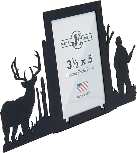 Miniatura 10 de Innovative Fabricators, Inc. Buck Deer Hunter - Marco de fotos vertical (5 x 7 pulgadas)