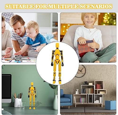 Miniatura 4 de Figura de acción T13 completada, figura de acción grande de 11.8 pulgadas impresa en 3D T13, figura de acción de Titan 13, figura de acción Dummy