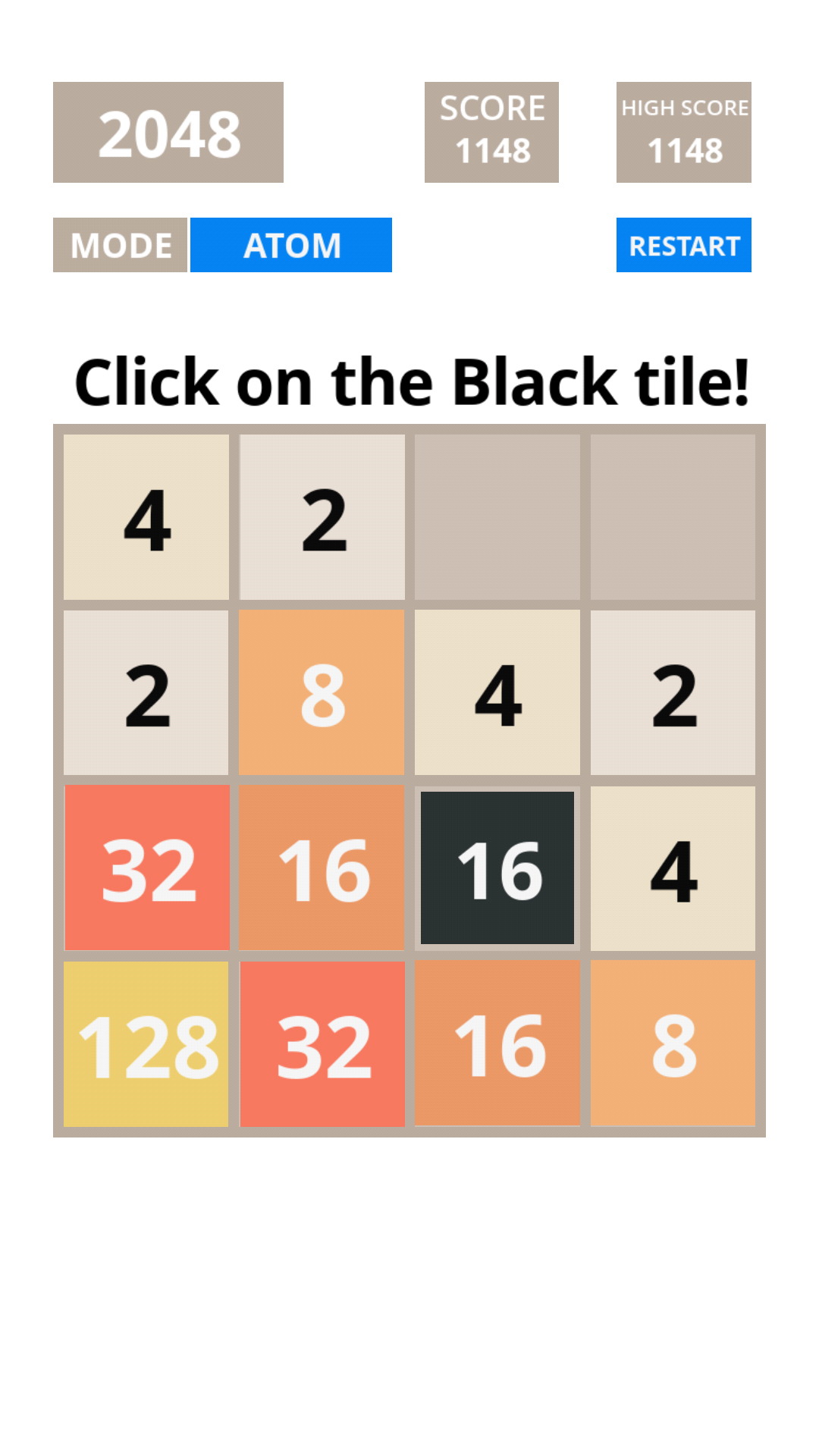 ❤❤4.5㌌　✨✨オパール ✨✨ Puzzle Game 2048 Atom-Amazonアプリストアのアプリ