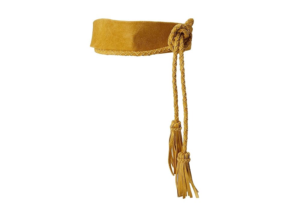 

ADA Collection Lucky Wrap Belt (Mustard Suede) Women's Belts