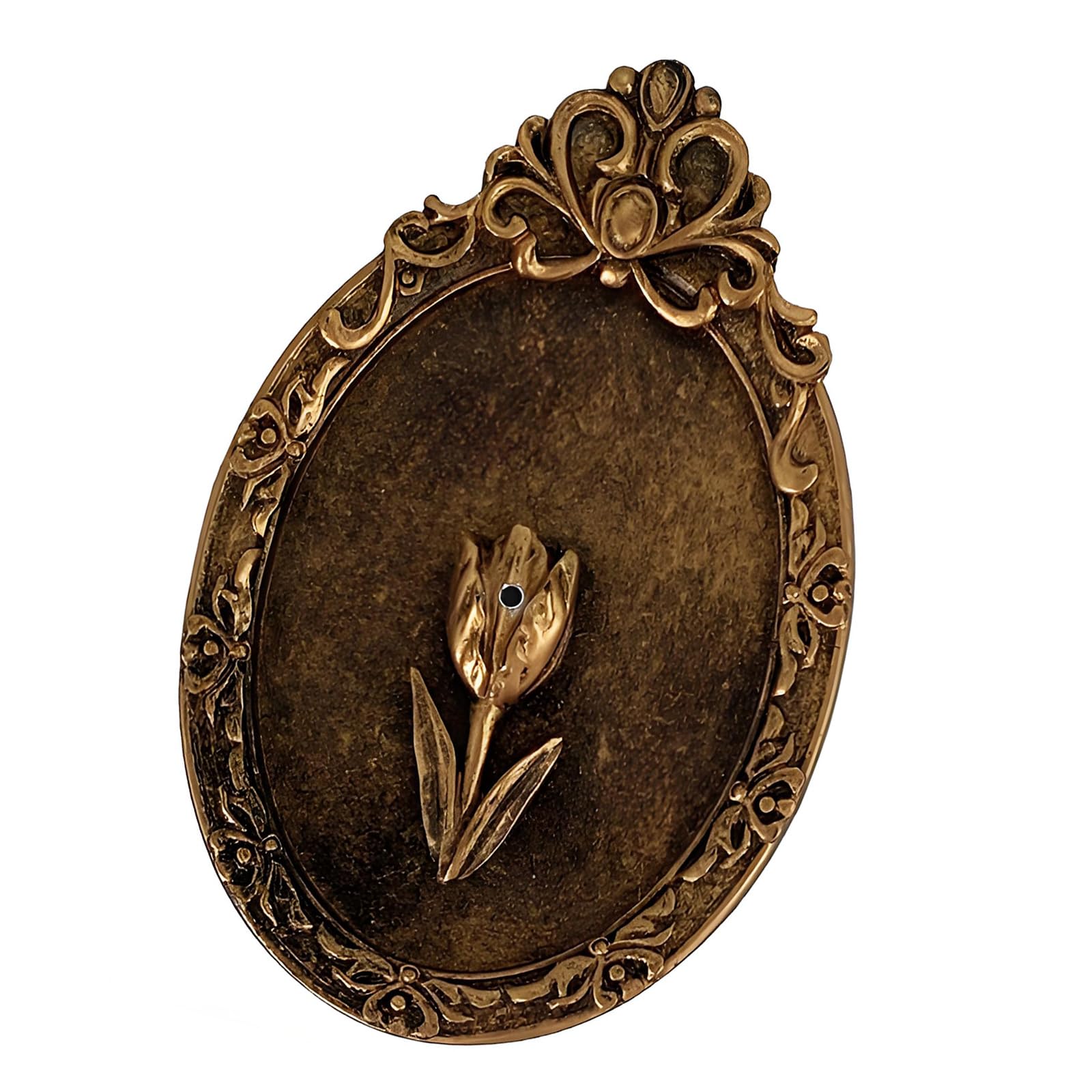 Decorative Resin Incenses Holder Antique Bronze Design Fragrances Stick Burners Ashes Tray for Meditations Space Decorative Resin Incenses Holder Antique Bronze Design Fragrances Stick Burners Ashes
