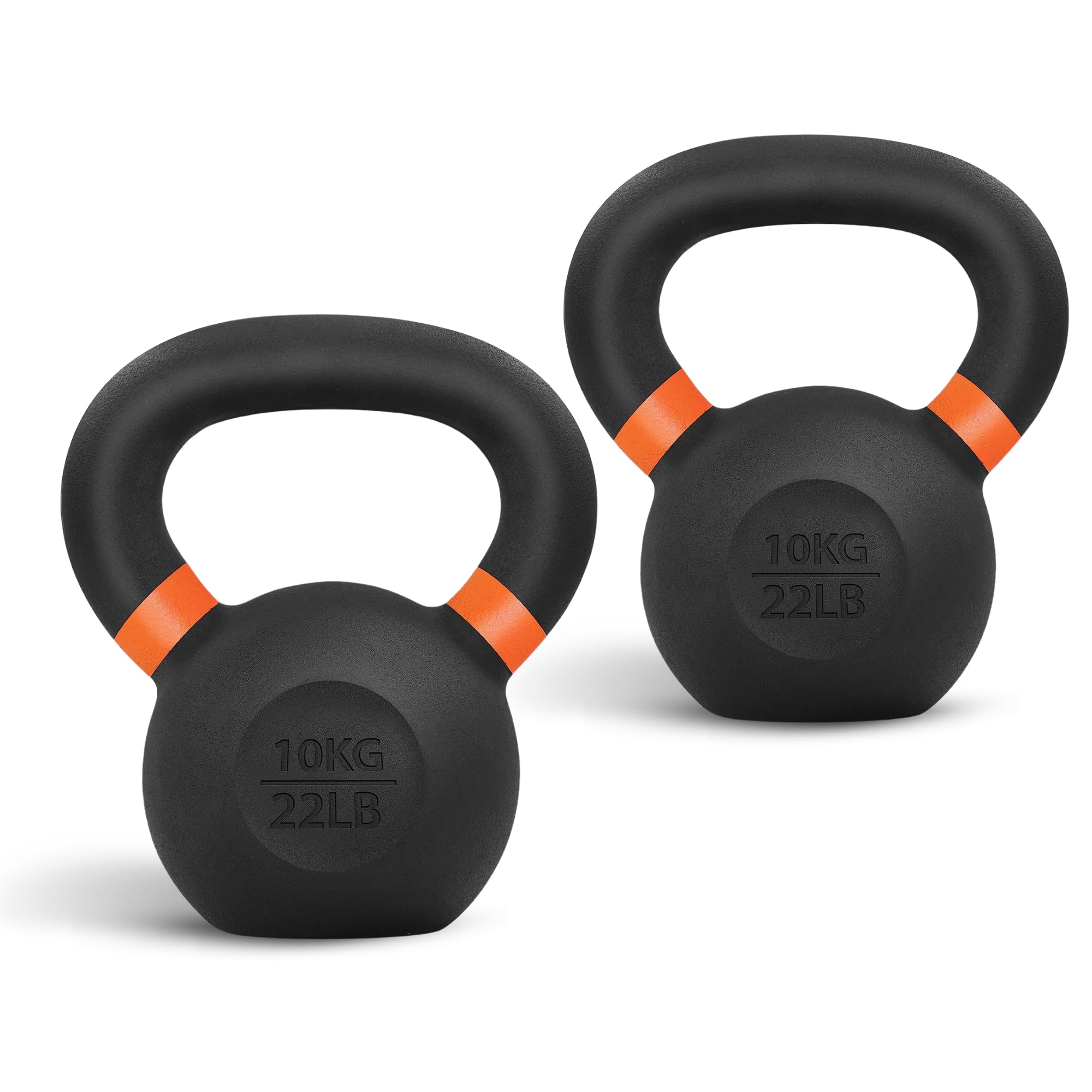 Yes4All Juego de pesas rusas de hierro fundido con recubrimiento en polvo para entrenamiento de fuerza y ejercicio corporal completo, gimnasio en casa