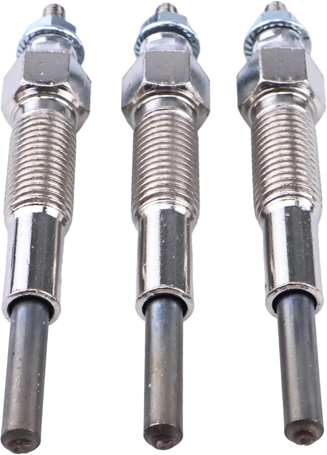 JEENDA 3Pcs Glow Plugs 49036-0001 Compatible with Kawasaki 2009-2013 Mule 4010 Trans4X4 Side by Side Generator