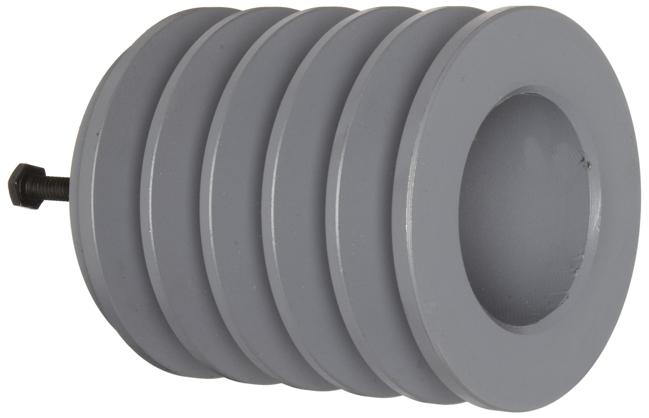 TB Woods 405B Classical V-Belt Sheave, B Belt Section, 5 Grooves, SD Bushing required, Cast Iron, 4.35