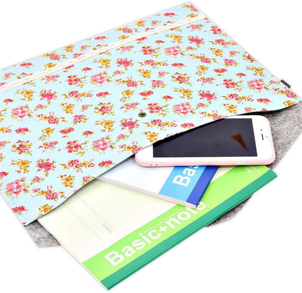 4 Pcs Feutre Dossiers de Fichiers Expansion A4 Papier Organisateur Document Porte-Documents Sac Portable Enveloppe Sac À Main