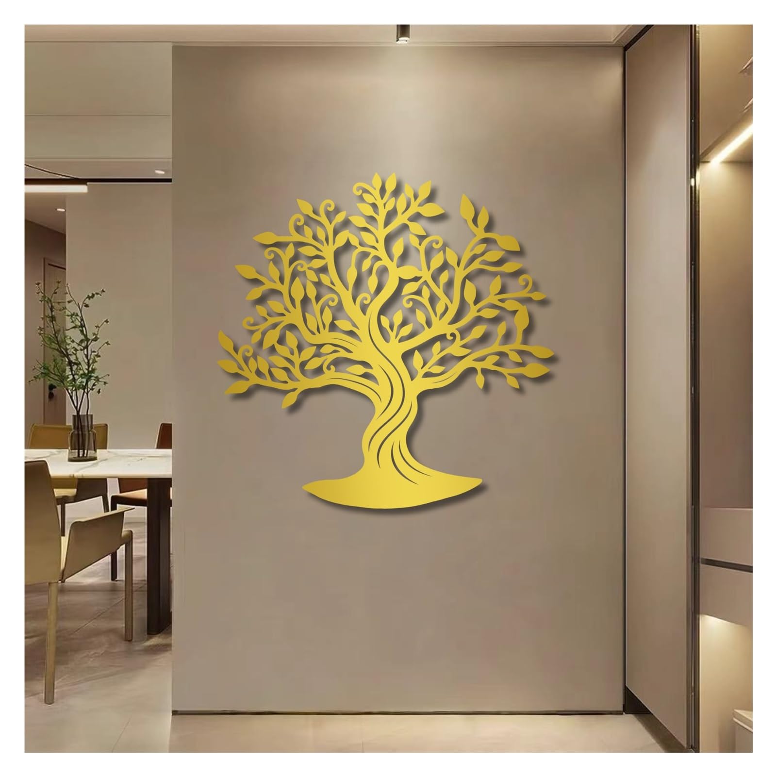 Arte da parete in metallo: albero della vita per camera da letto e salotto