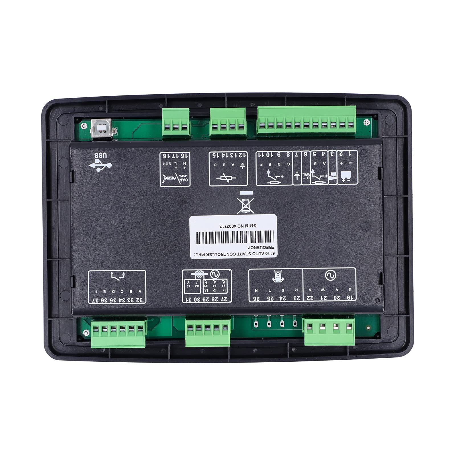 Módulo de Control del Generador, Controlador de Generadores Automáticos PSS 8V-35V DC Temporizador de Pantalla de Líquido para Máquina
