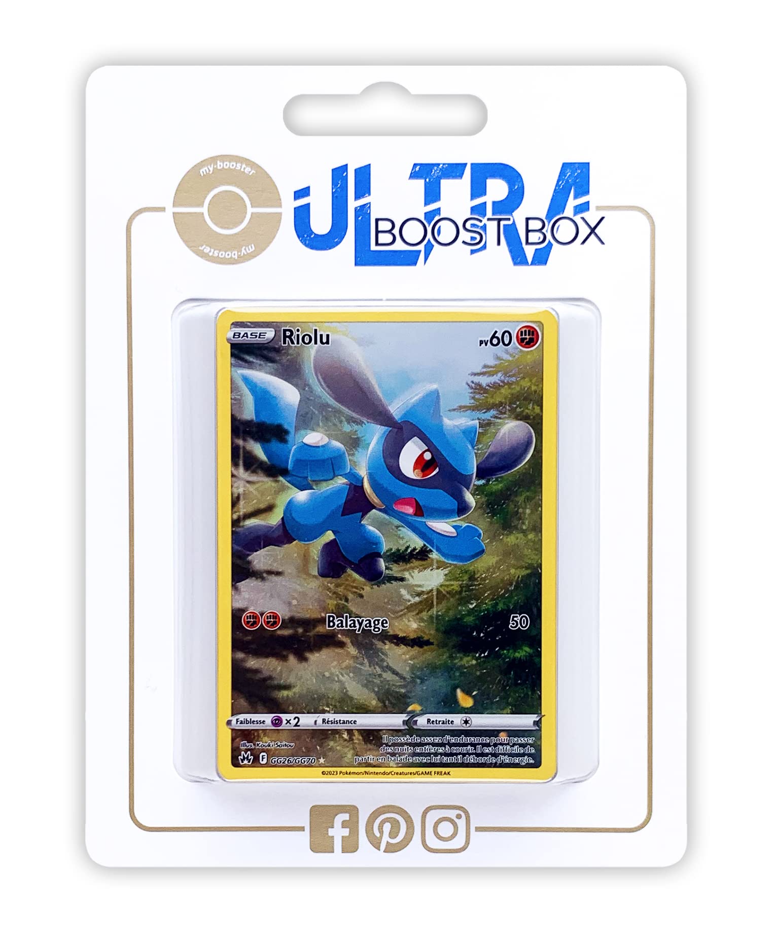 Riolu GG26/GG70 Full Art Secret Alternative - Ultraboost X Sword