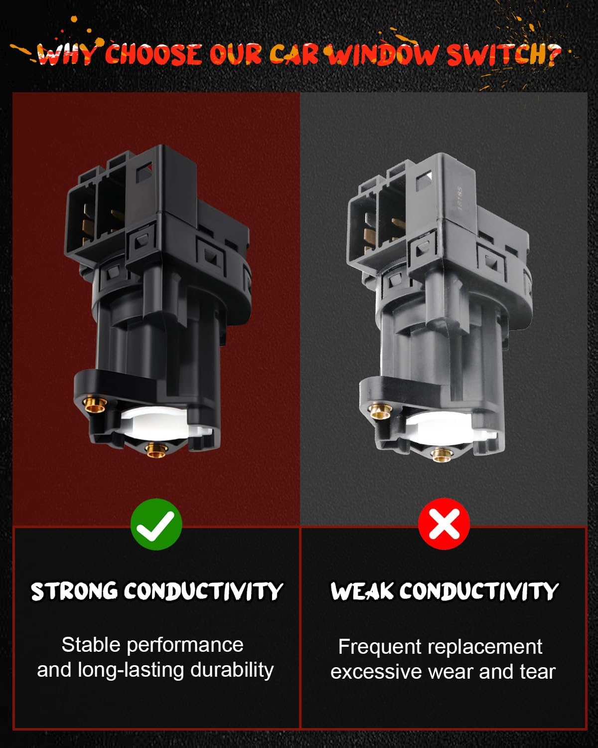 cciyu Ignition Lock Cylinder and Starter Switch Replacement Fits for 1997-2005 for Chevrolet Malibu Impala Monte Carlo for Oldsmobile Alero Cutlass Intrigue for Pontiac Grand Am