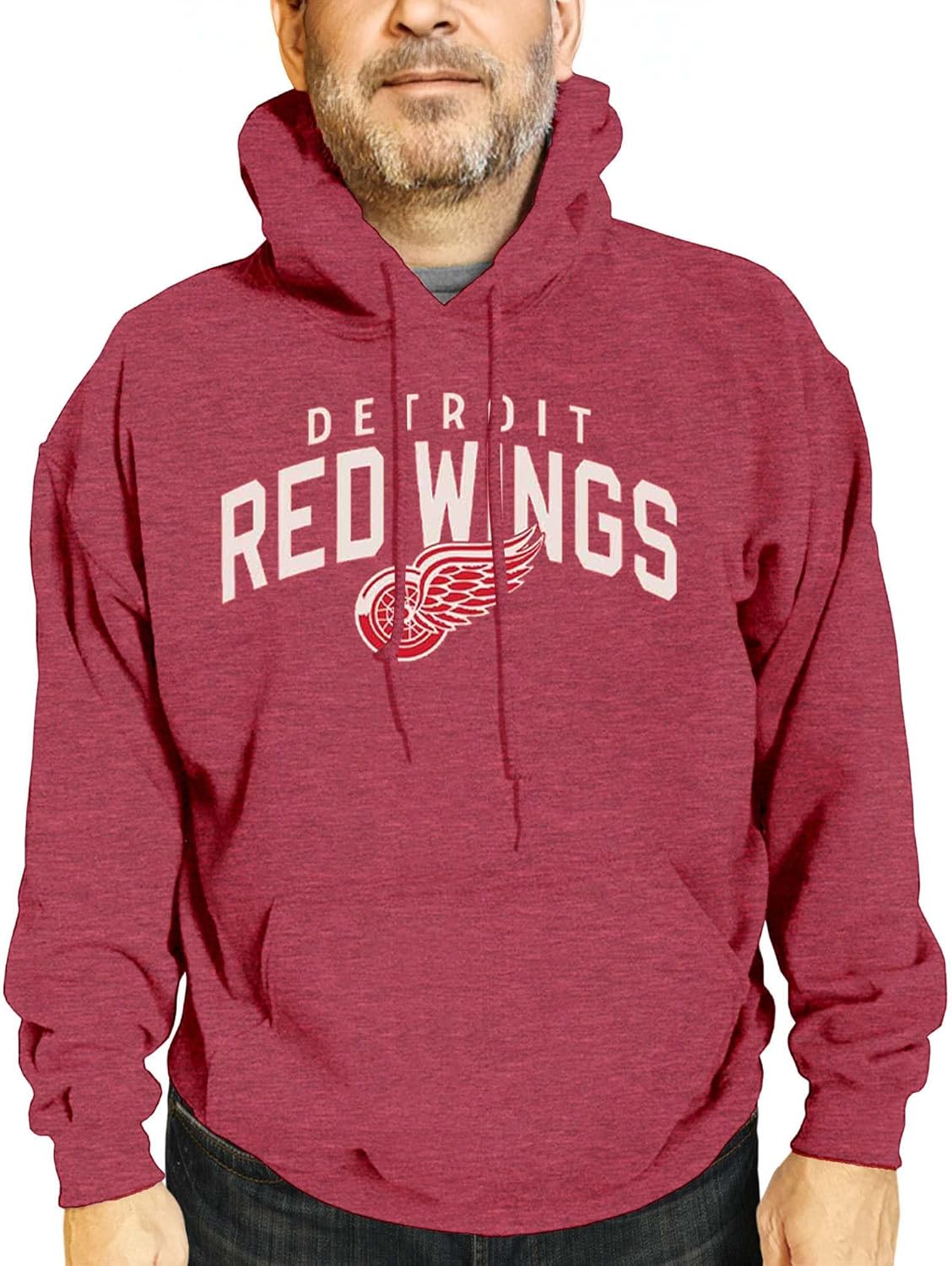 Wright & Ditson NHL Adult Unisex Powerplay Hooded Sweatshirt - Cotton Poly Fleece - Tagless and Comfortable