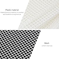 Vista 3 de EXCEART Alfombra de lona de malla con gancho en blanco para hacer tapiz, kit de bricolaje para decoración de manualidades de bordado (blanco) 59.1 x